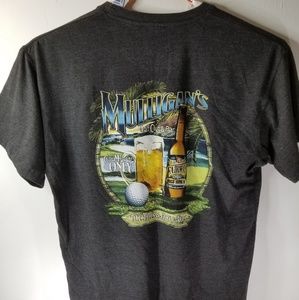 Newport Blue Men's Gray mulligan's Bar Tshirt XXL